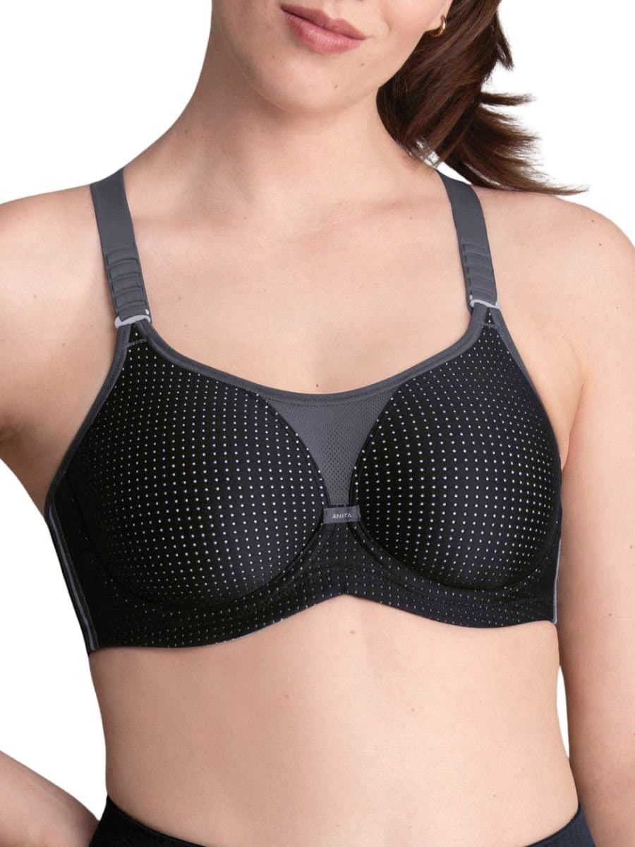 Anita Anita Women's Performance WireX Sports Bra in Black