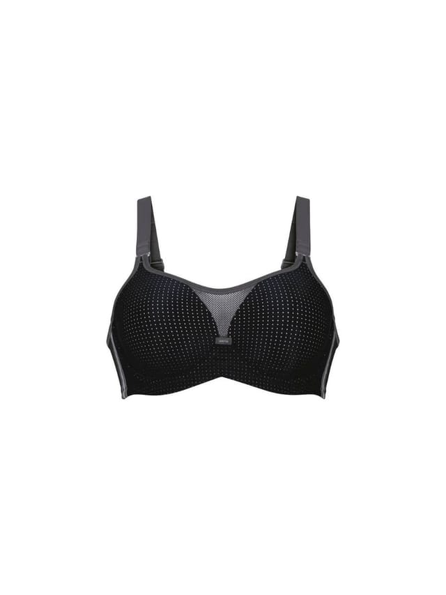 Anita Anita Women's Performance WireX Sports Bra in Black - 3