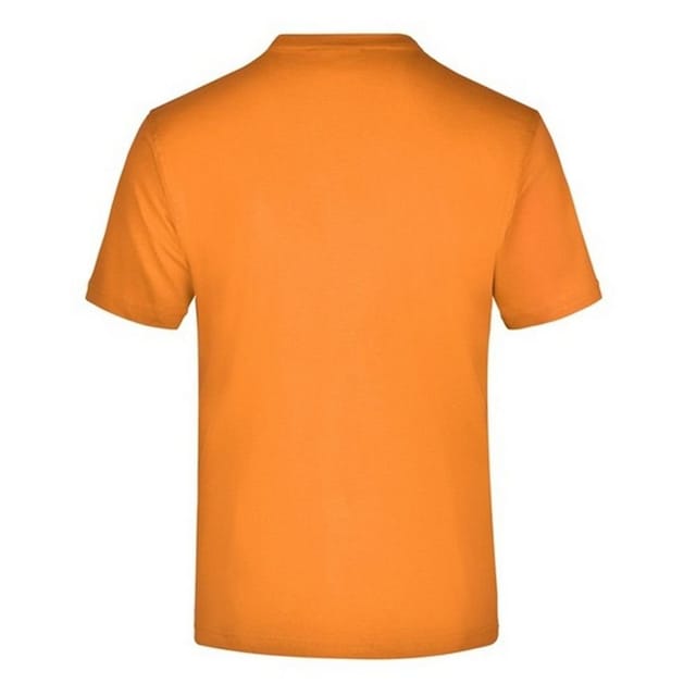 James and Nicholson James and Nicholson Men's Medium Round Neck T-Shirt in Orange - 2