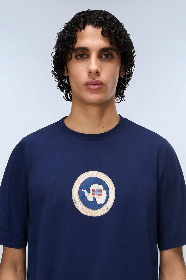 Napapijri Napapijri Men's S-Phos T-Shirt Naval Acade - 2