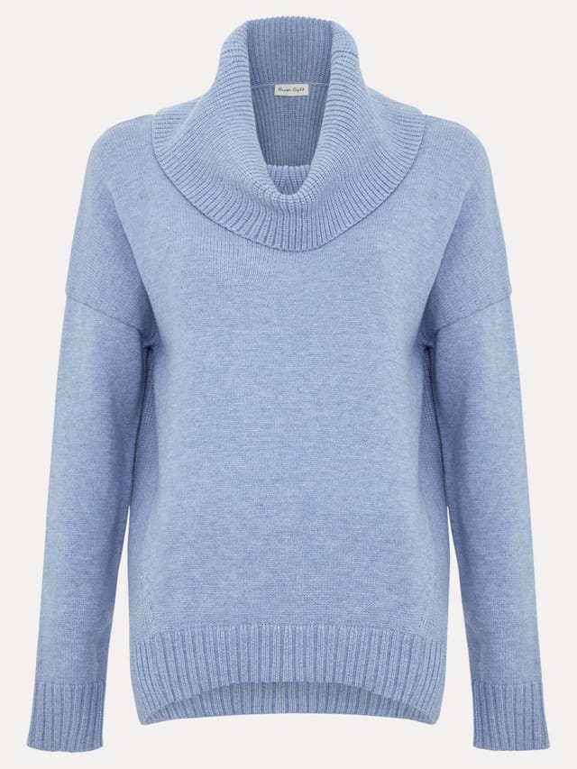 Phase Eight Phase Eight Women's Dara Chunky Jumper in Baby Blue - 2