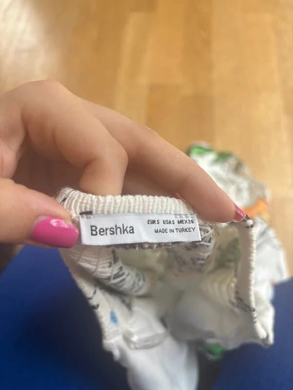 Bershka Beeshka Floral multi coloured wrap dress