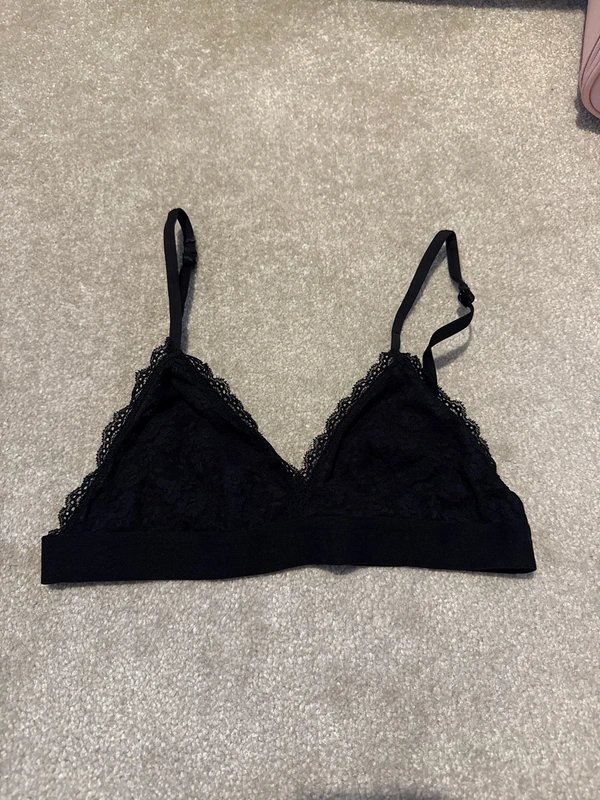 New Look New Look black lace bralet - 1