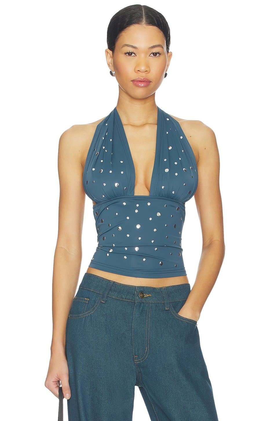 revolve Safari Halter Top
