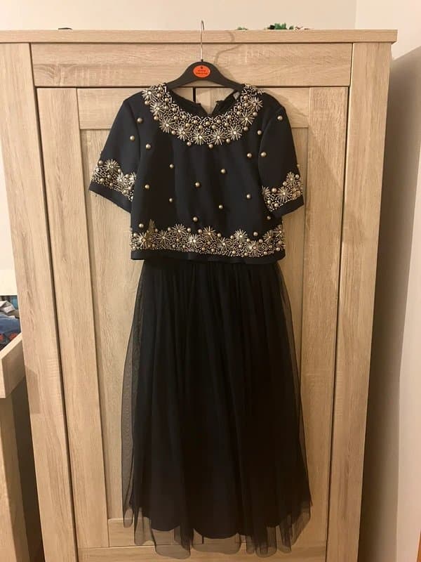 ASOS ASOS embellished tulle skirt dress