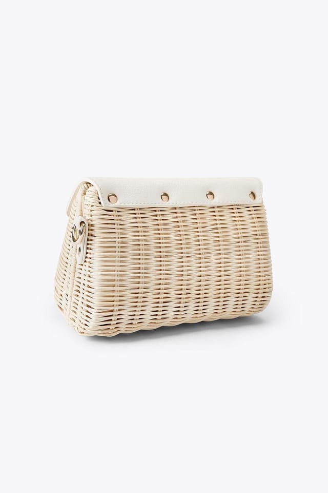 Carvela Carvela Women's 'Mariana Mini Basket' Bag in Cream - 3