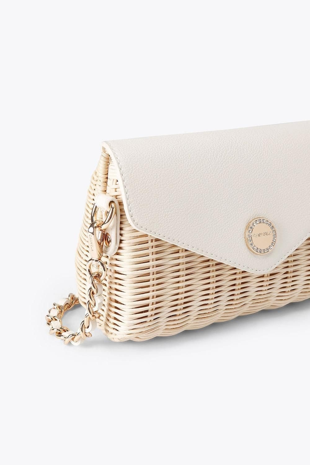 Carvela Carvela Women's 'Mariana Mini Basket' Bag in Cream - 4