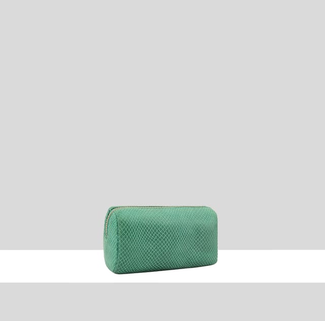 Paul Costelloe Paul Costelloe Women's 'Pelmo' 100% Real Leather Purse in Green - 2