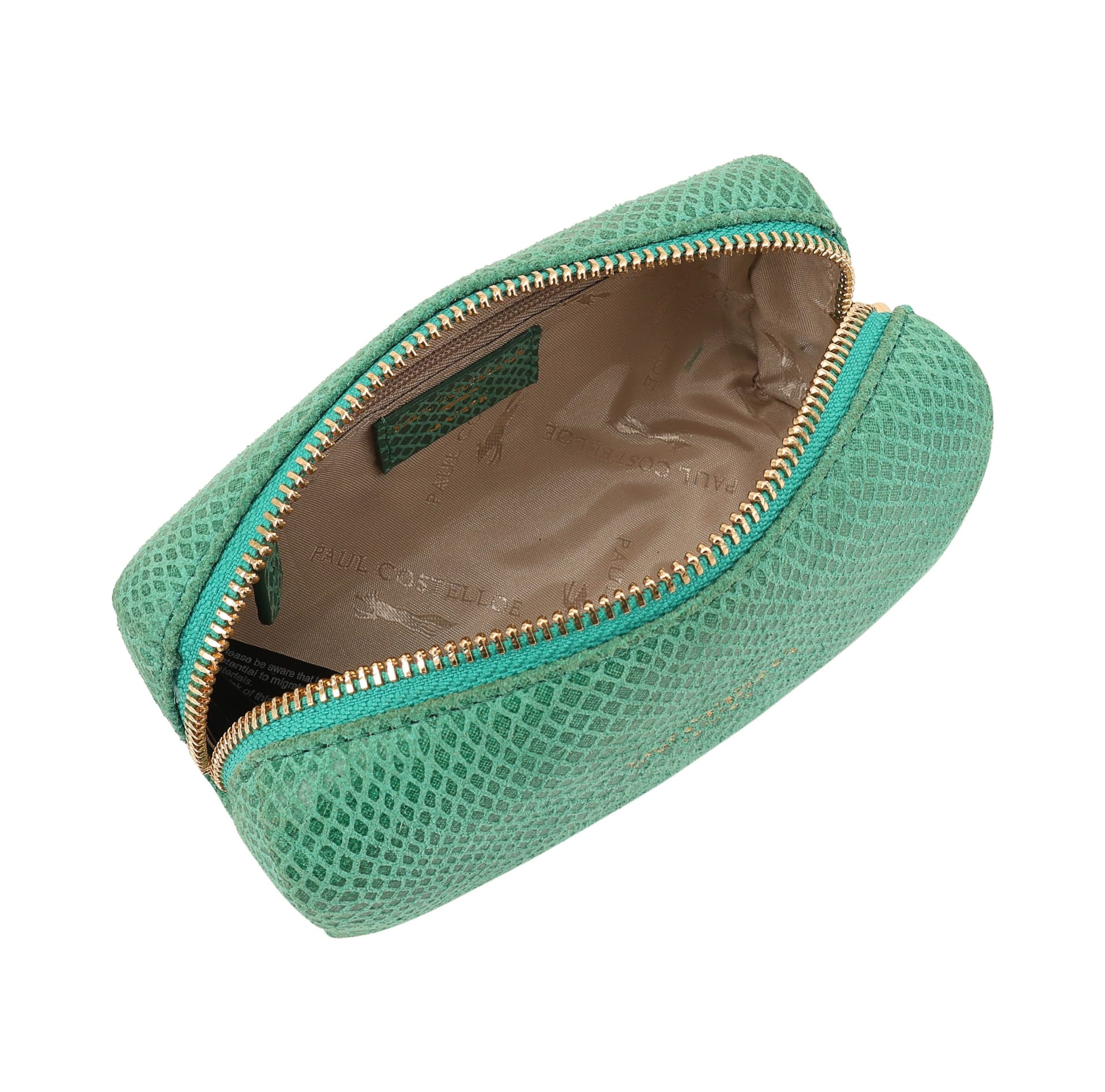 Paul Costelloe Paul Costelloe Women's 'Pelmo' 100% Real Leather Purse in Green - 4