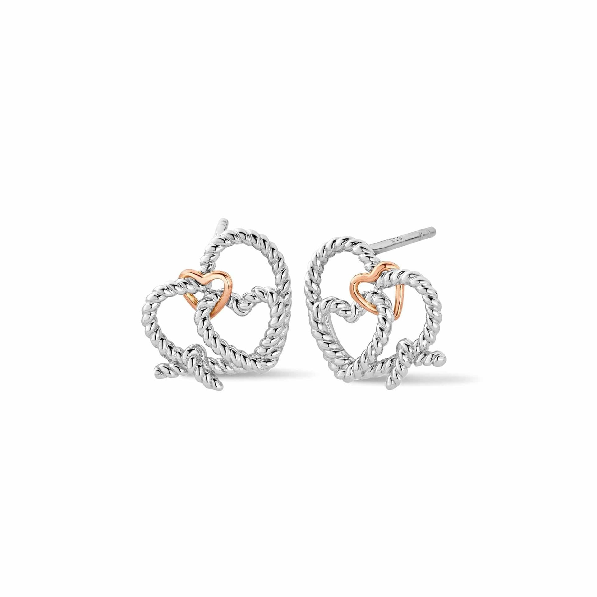 Clogau Clogau Women's Forever Yours Sterling Silver Bound Stud Earrings in Metallics