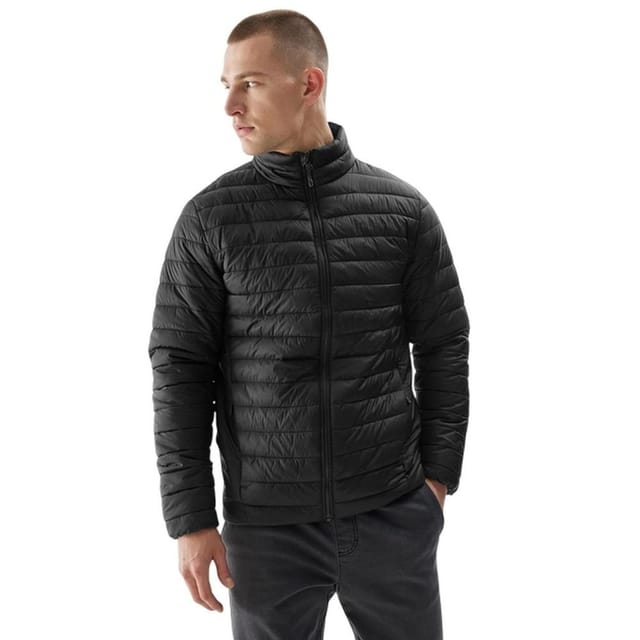 4F 4F Men's M239 Synthetic Down Padded Jacket in Black - 3