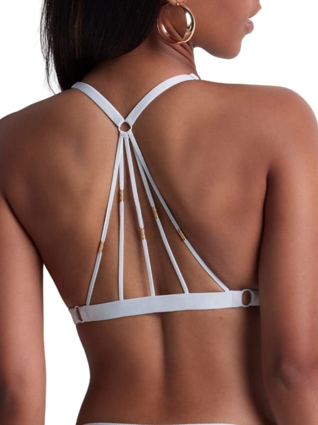 Aubade Aubade Women's Vibes Triangle Bralette in White - 2