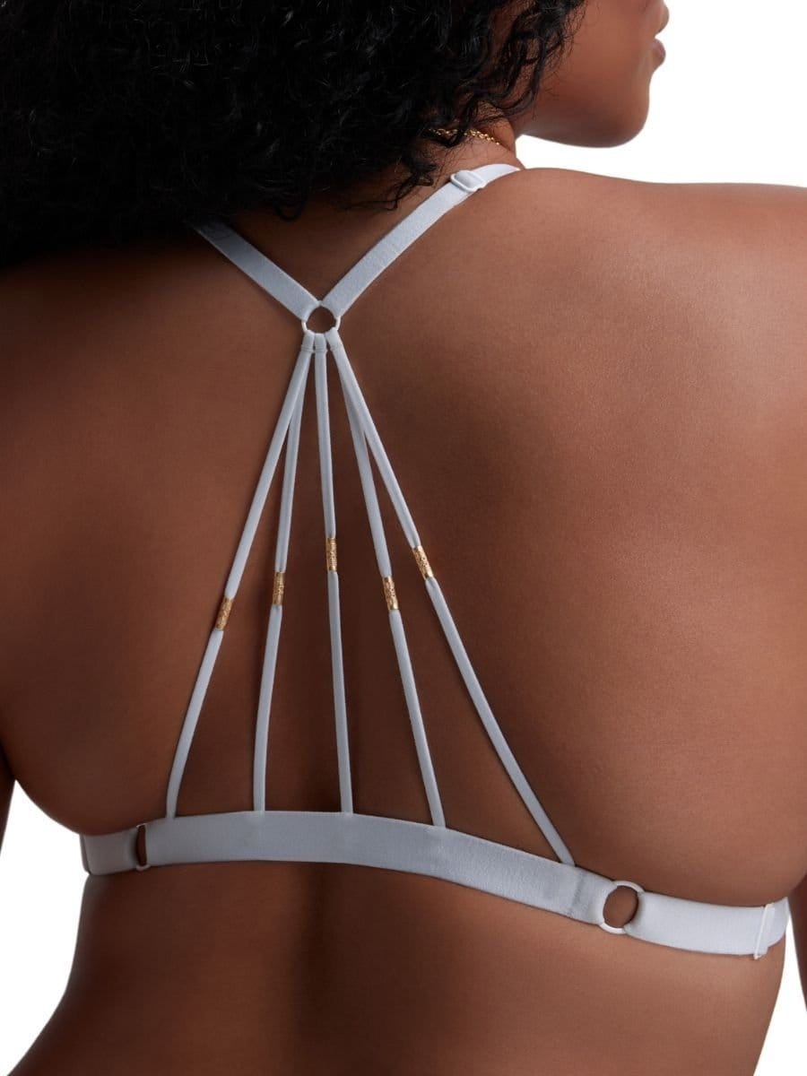 Aubade Aubade Women's Vibes Triangle Bralette in White - 4