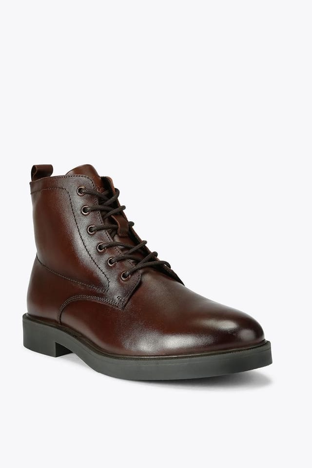 KG Kurt Geiger KG Kurt Geiger Men's 'Douglas Lace' Leather Boots in Brown - 2