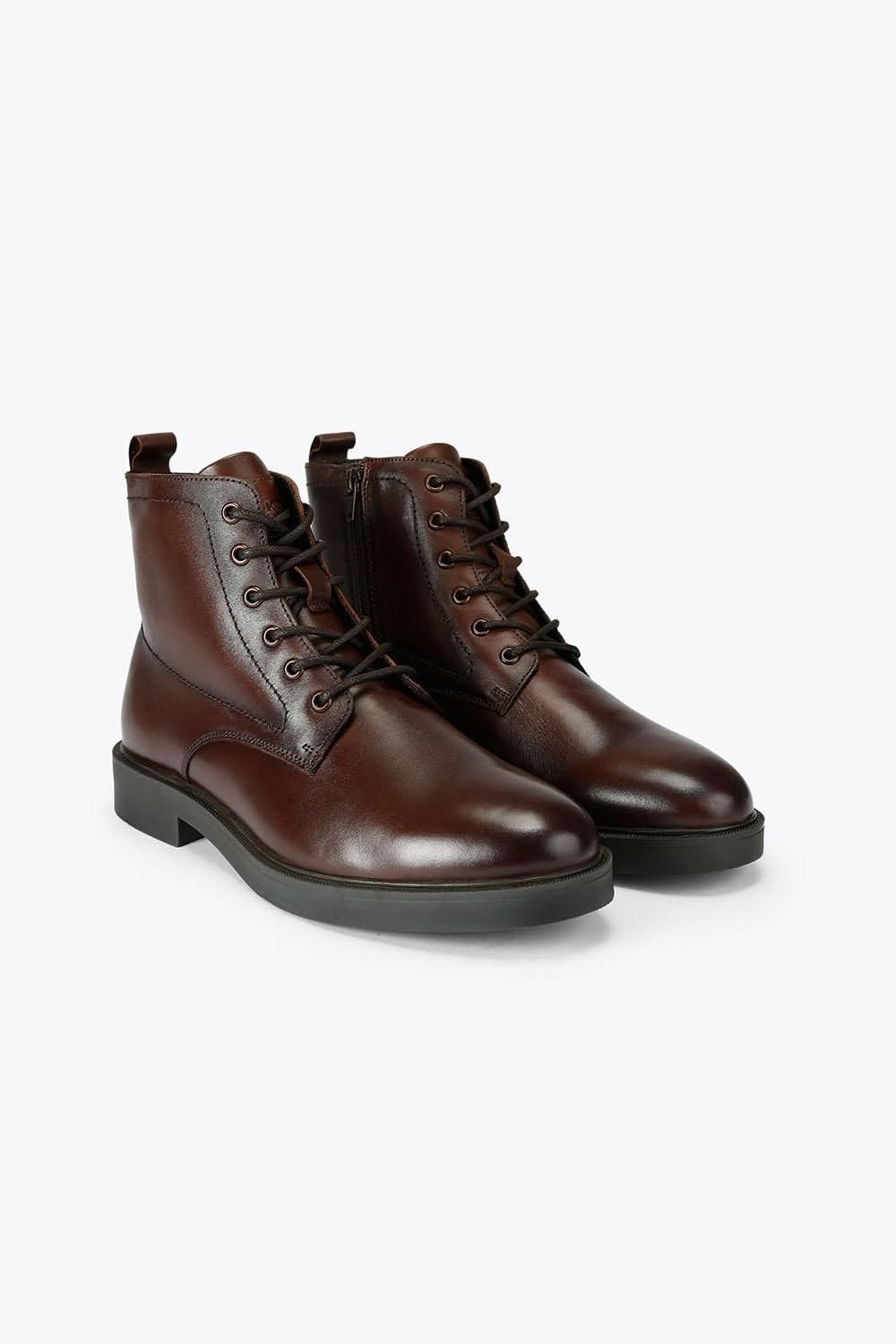 KG Kurt Geiger KG Kurt Geiger Men's 'Douglas Lace' Leather Boots in Brown - 4