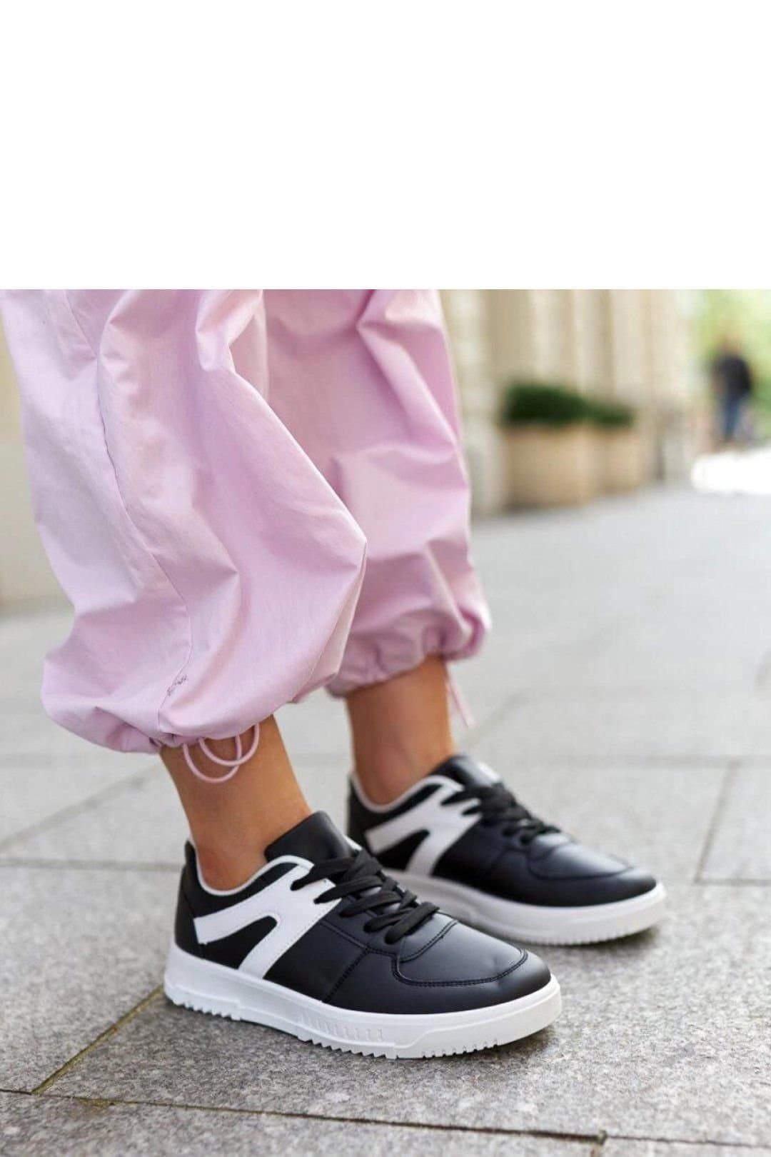 Love Lace Love Lace Women's Hagara Adidas Sport Sneakers Lace Up Low Profile Rubber Sole in Black