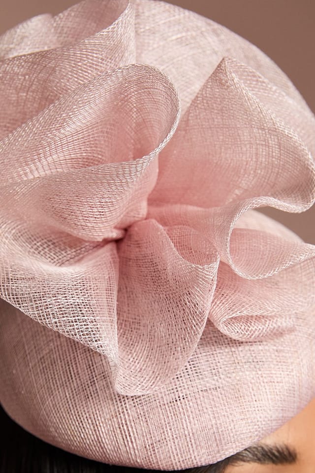 Coast Coast Women's Lisa Tan Ruffle Detail Fascinator in Blush - 3