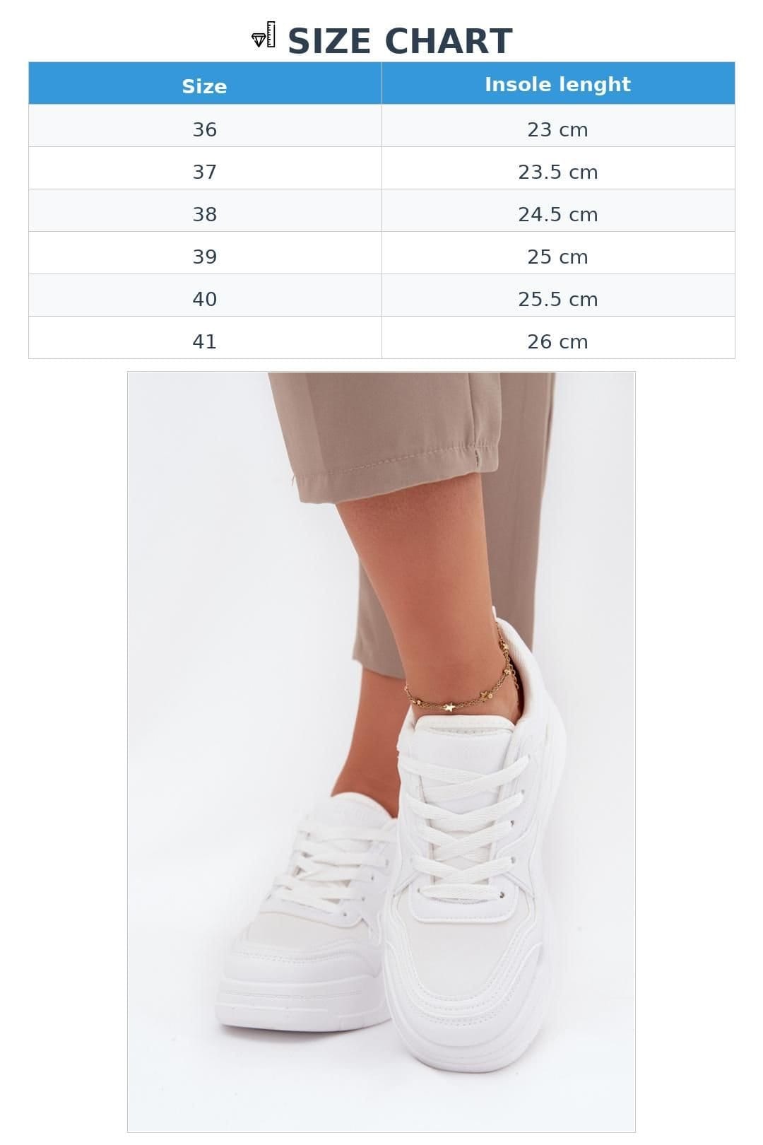 Love Lace Love Lace Women's Big Star Platform Sneakers Hi Poly Comfort in White - 4