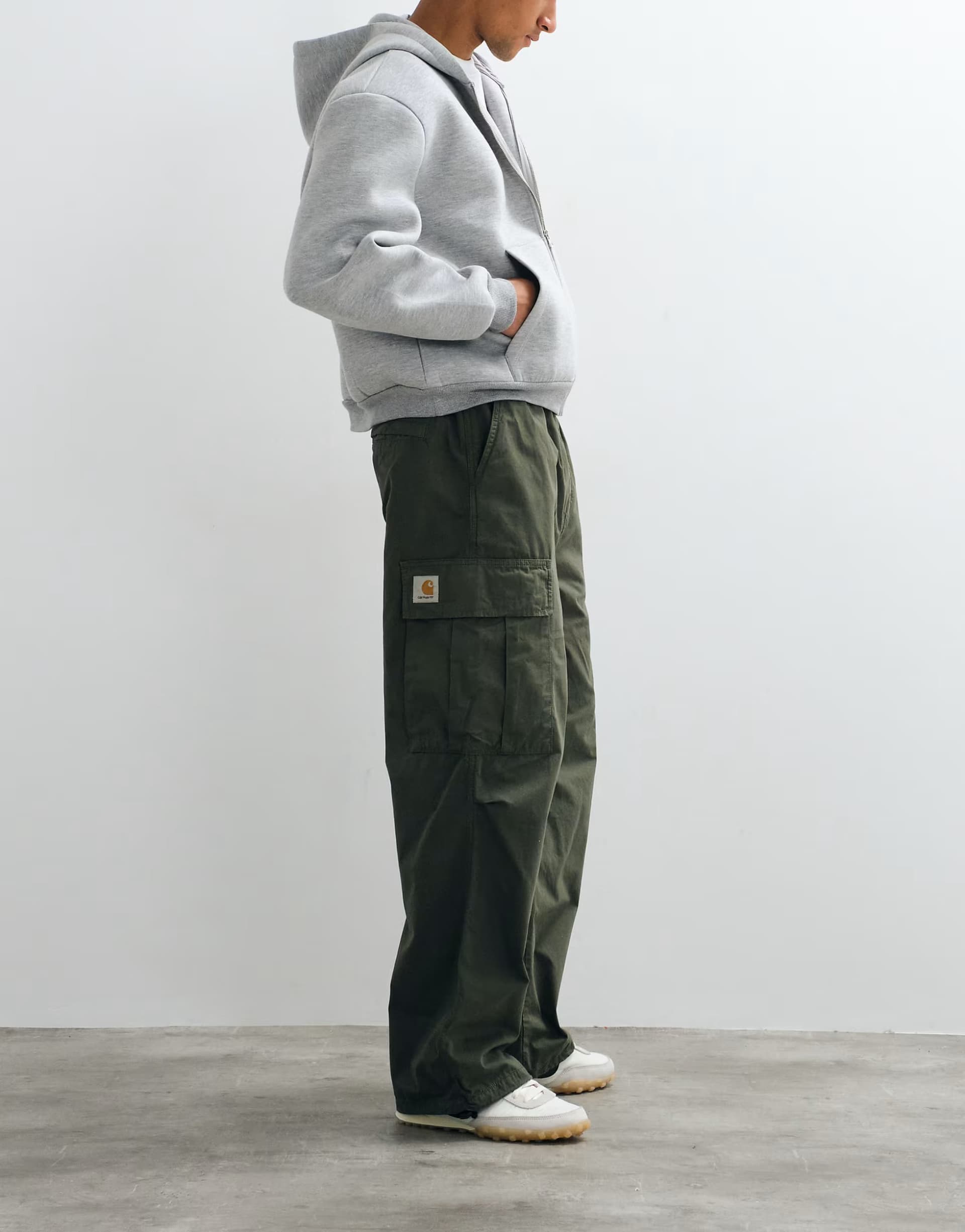 ASOS Carhartt WIP mandler cargo pant in leaf green