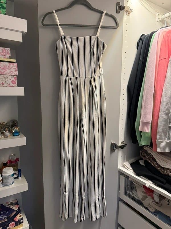 Bershka Striped Jumpsuit