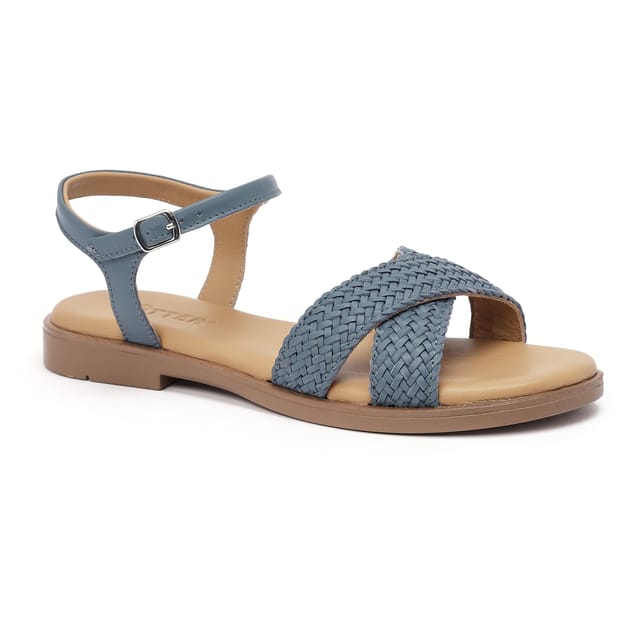 Hotter Hotter Women's Wide Fit 'Saskia' Sandals in Mid Blue - 2
