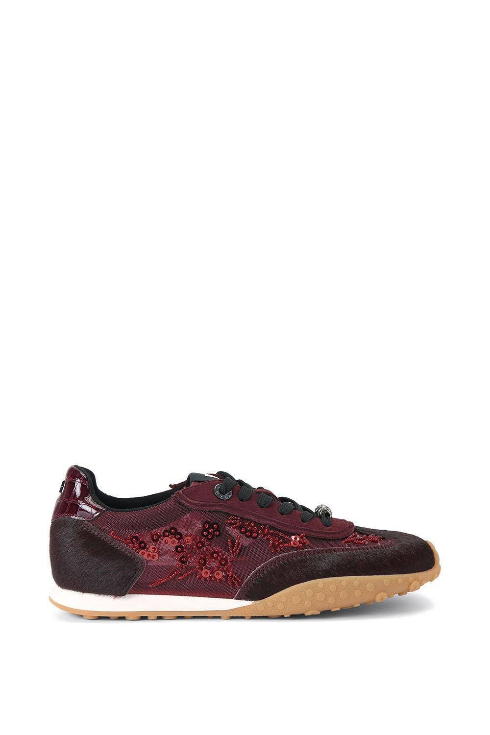 KG Kurt Geiger KG Kurt Geiger Women's 'Lavender Bead' Trainers in Wine - 3