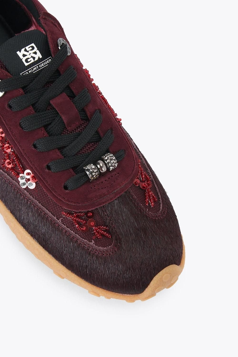 KG Kurt Geiger KG Kurt Geiger Women's 'Lavender Bead' Trainers in Wine - 4