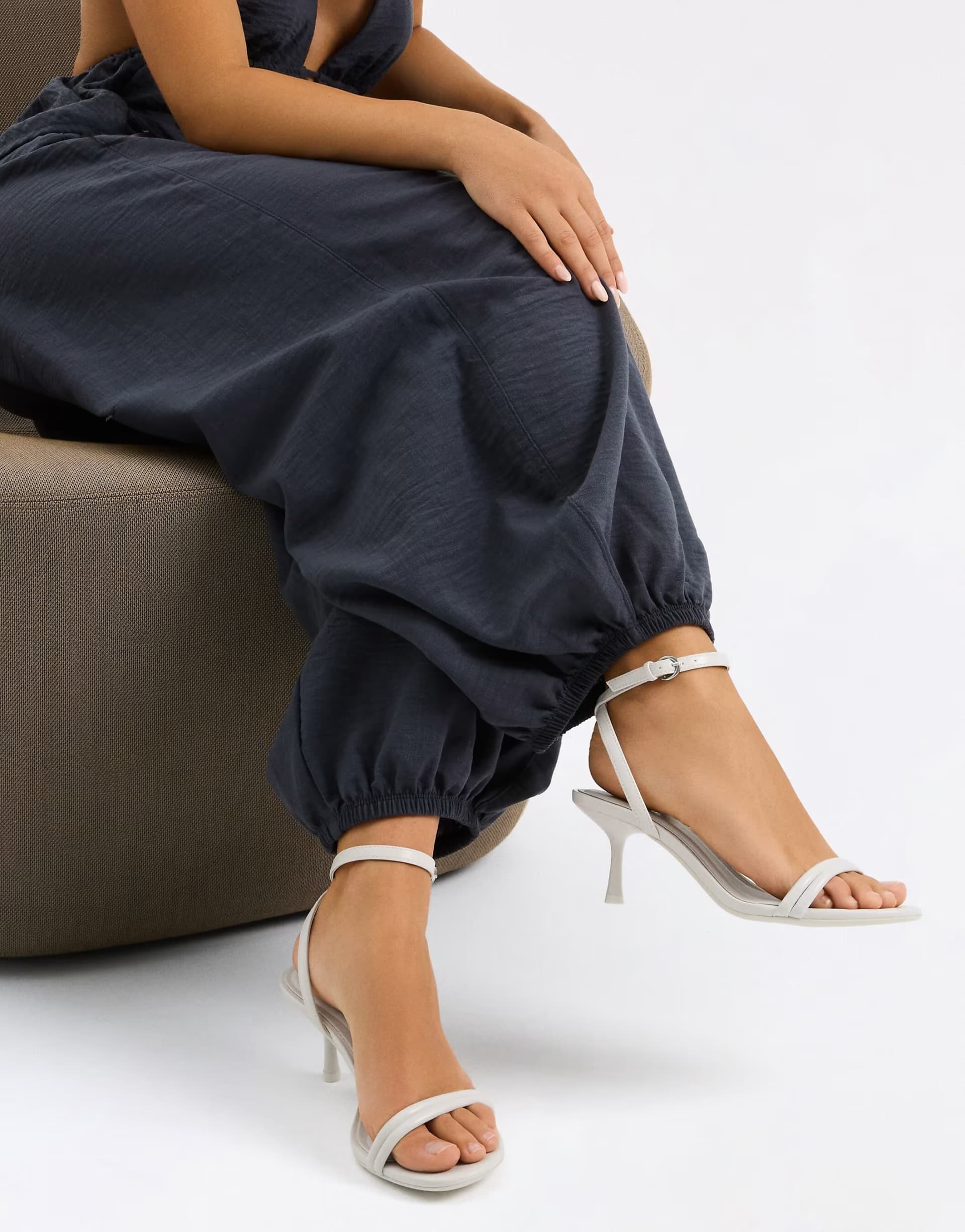 ASOS ASOS White Stiletto Heel Sandals