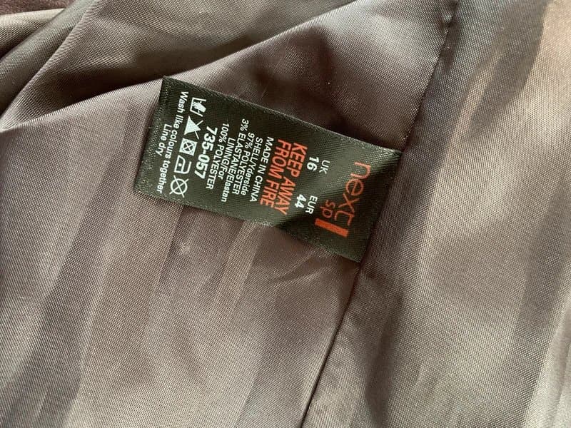 Next Brown corset halter neck dress