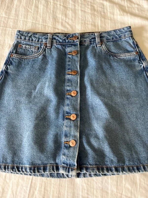 New Look Button front Denim skirt size 10