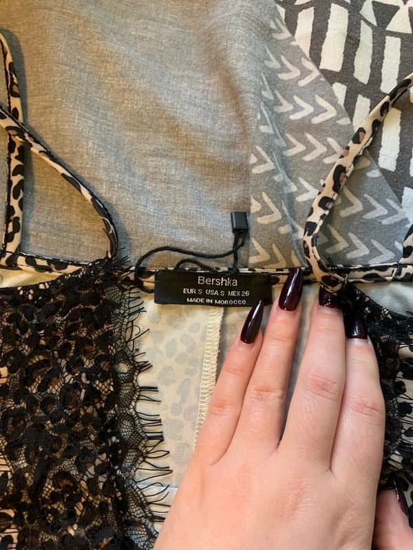 Bershka Leopard print dress