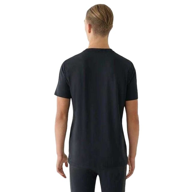 4F 4F Men's Logo T-Shirt in Black - 2