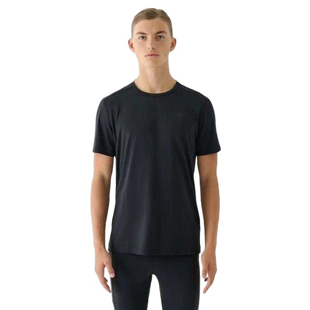 4F 4F Men's Logo T-Shirt in Black - 3