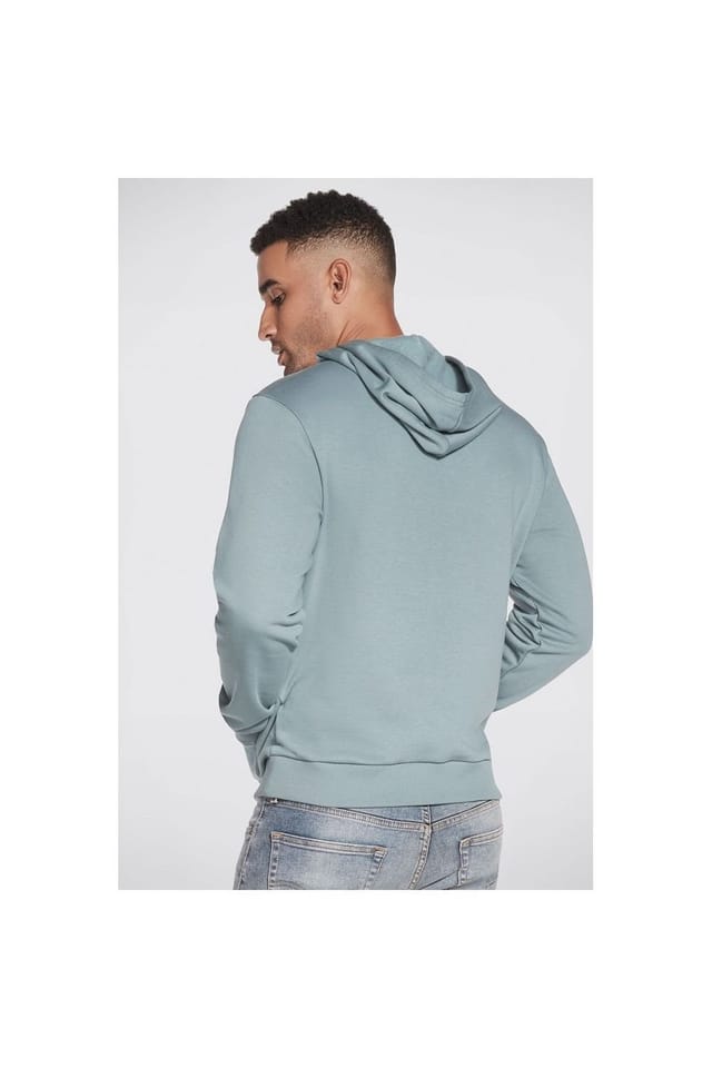 Skechers Skechers Men's Heritage Pullover Hoodie in Pale Blue - 2