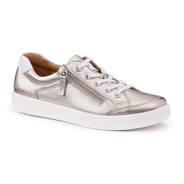 Hotter Hotter Women's Wide Fit 'Chase II' Trainers in Metallic Gold - 2