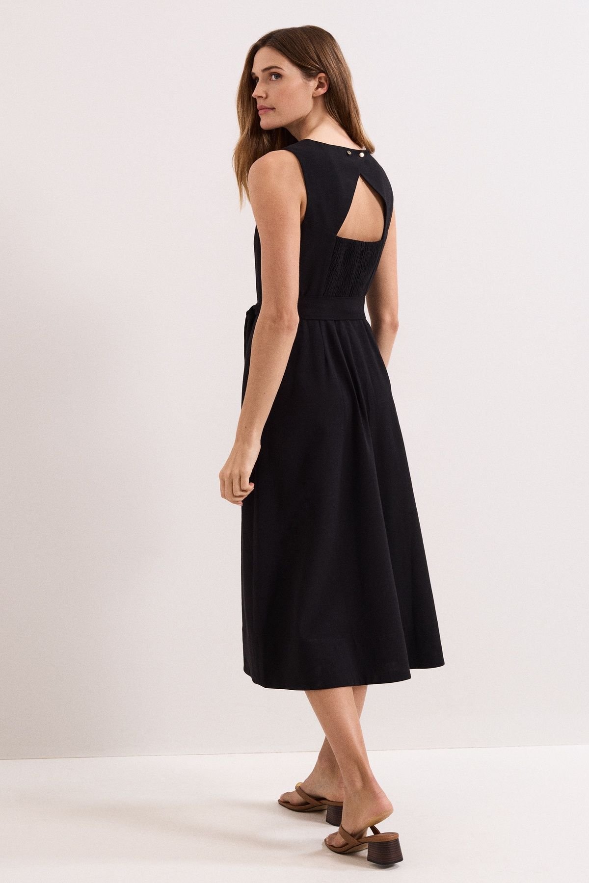 Phase Eight Phase Eight Women's Marta Midi Dress in Black - 4