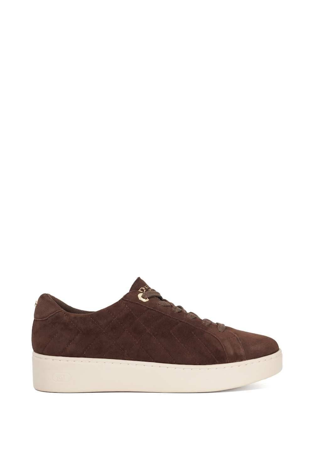 Dune London Dune London Women's 'Egent' Suede Trainers in Brown