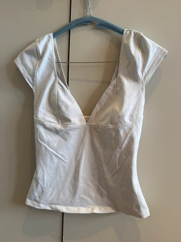 Free People white free people duo corset cami