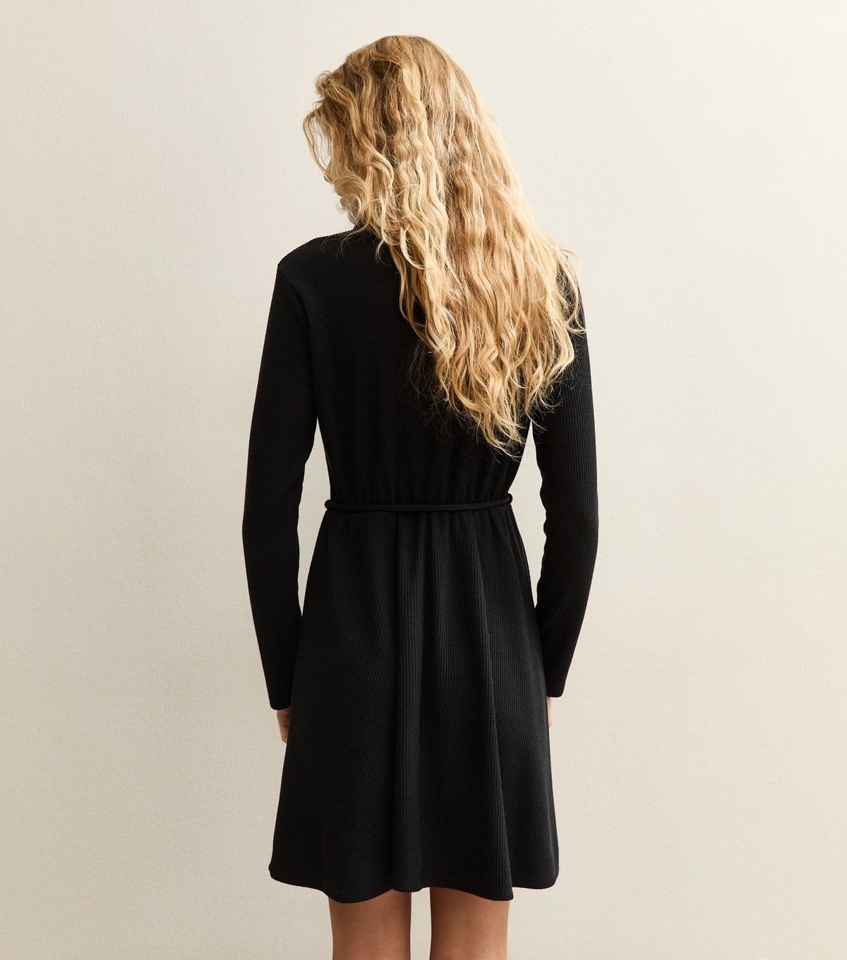 New Look Women's Black Button Through Collared Mini Dress New Look - 4