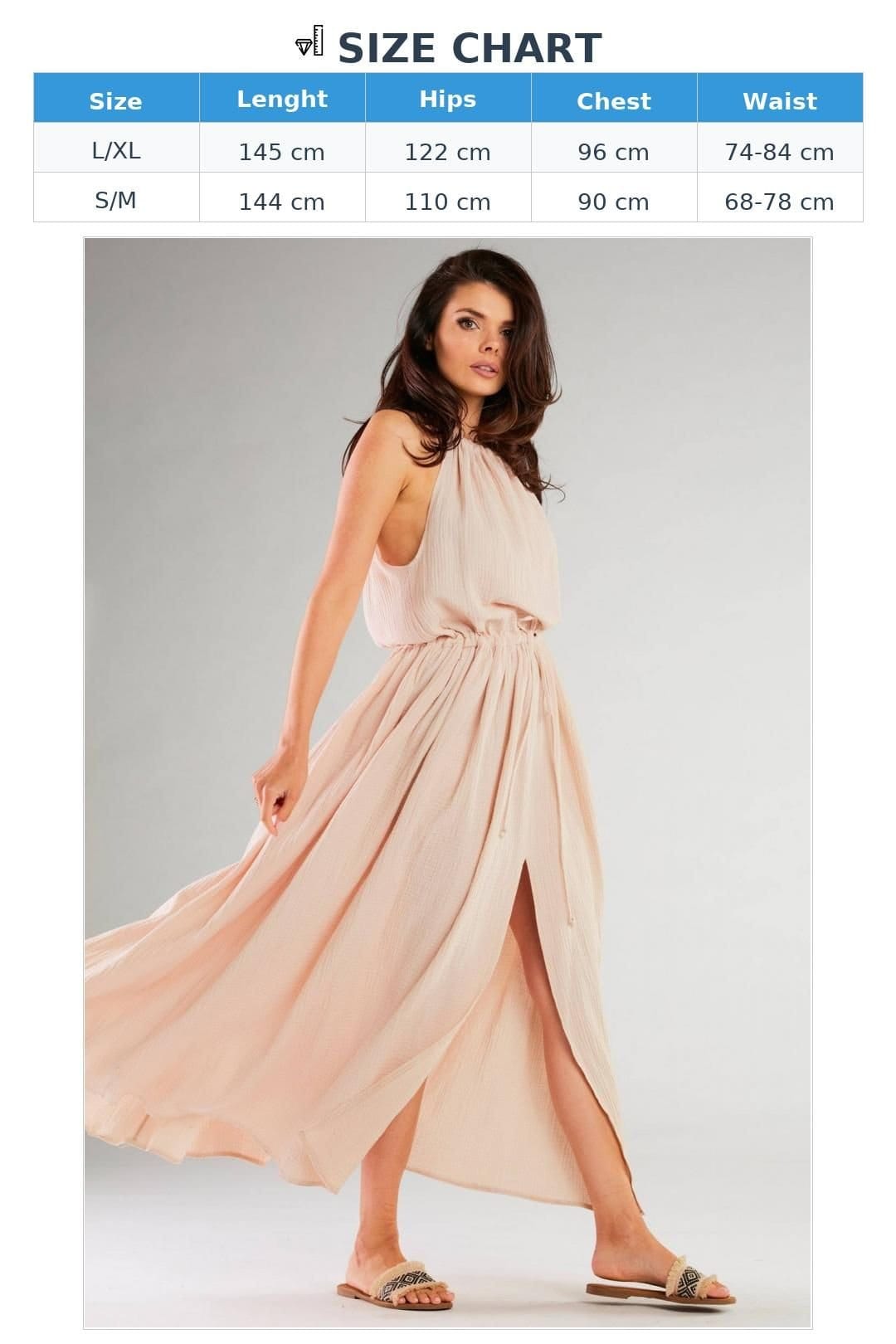 Love Lace Love Lace Women's Day Dress with Side Slits in Beige - 4
