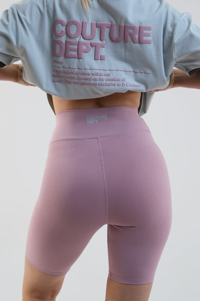 BCouture BCouture Women's Cycling Shorts & T-Shirt Set in Blue - 3
