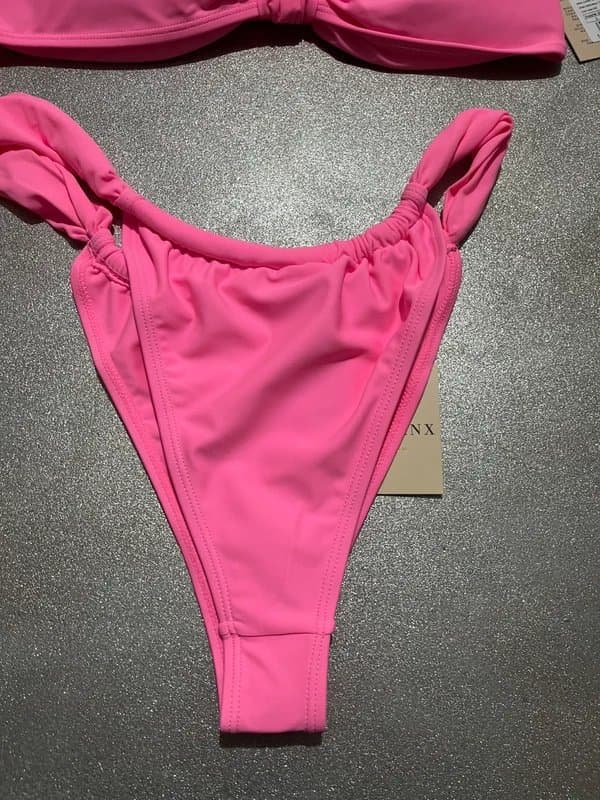 Moda Minx Moda minx candy pink bikini 👙 with fixed bottoms size L