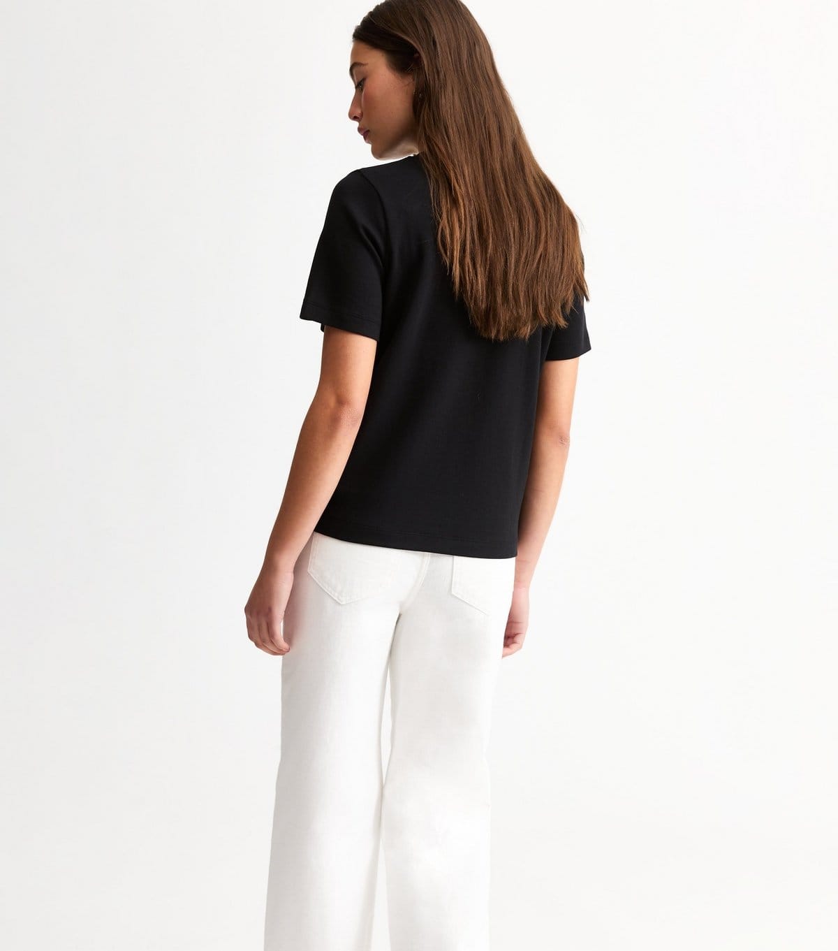 New Look Women's Premium Black Heavyweight Cotton T-Shirt New Look - 4