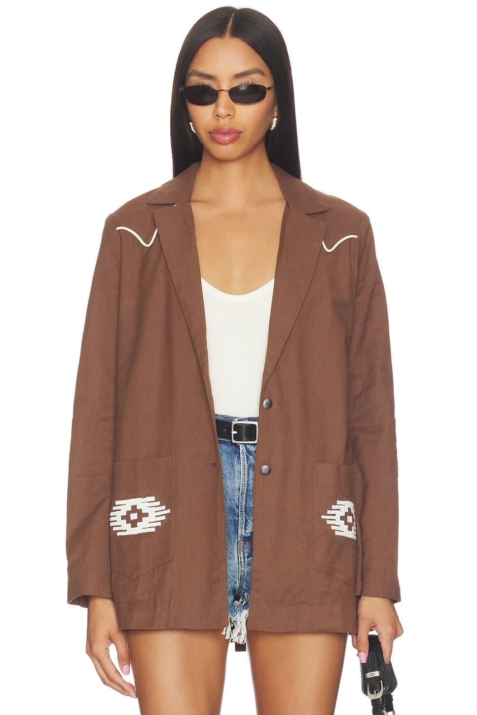 revolve The Eleanor Relaxed Western Blazer