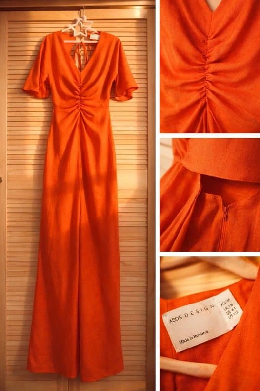 ASOS ASOS Petite Orange Jumpsuit 16