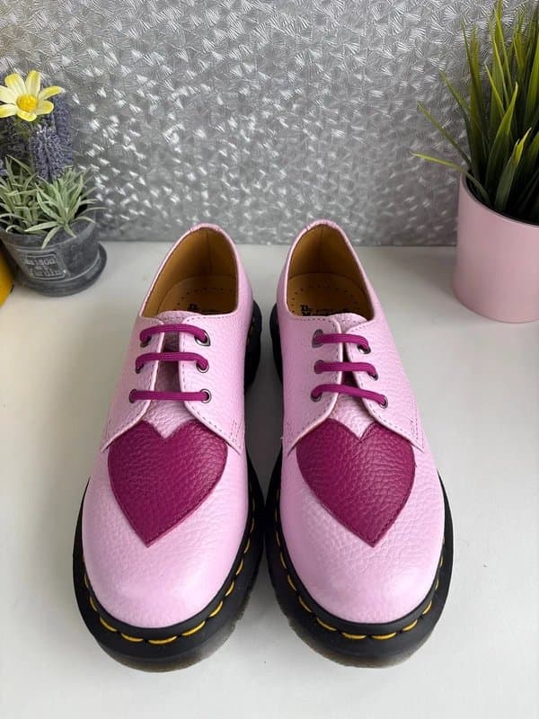 Dr. Martens Dr. Martens Amore 1461 Leather Shoes UK Size 4 - Bubblegum