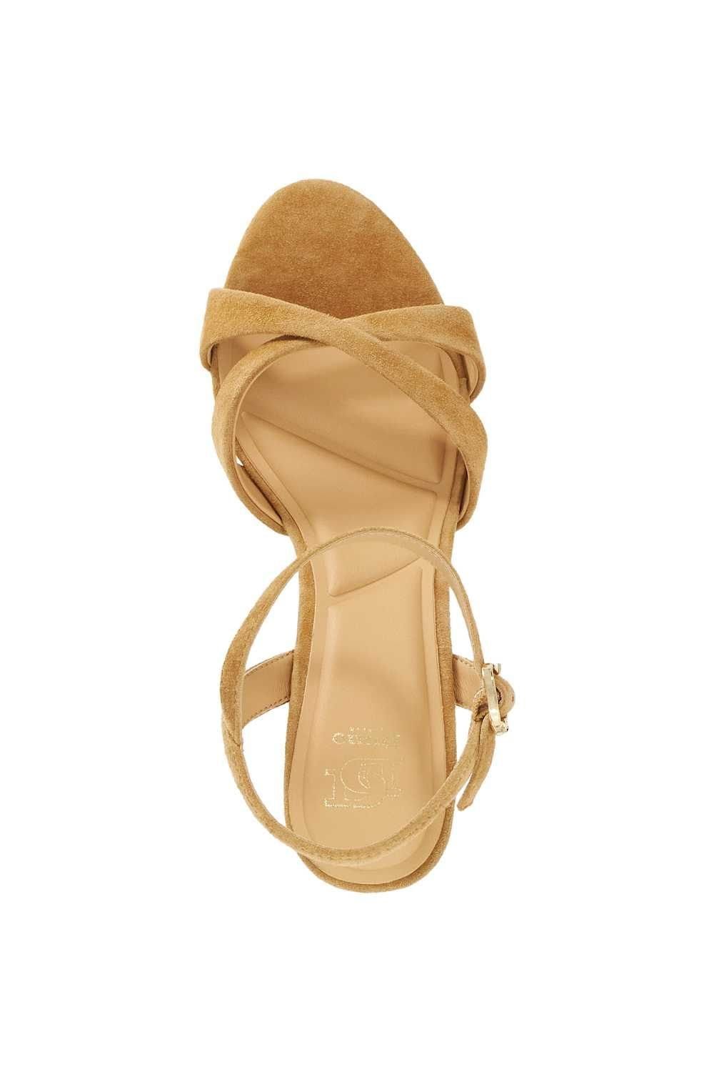 Dune London Dune London Women's 'Kalans' Suede Wedges in Brown - 4