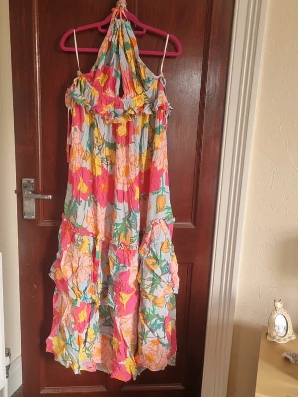 ASOS Halter maxi dress. Asos size 16
