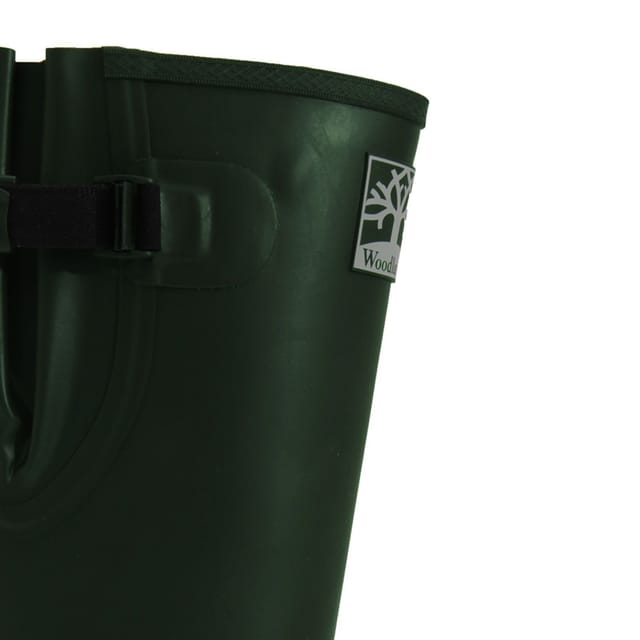 Woodland Woodland Men's Neoprene Gusset Thermal Insulated Wellington Boots in Olive - 2
