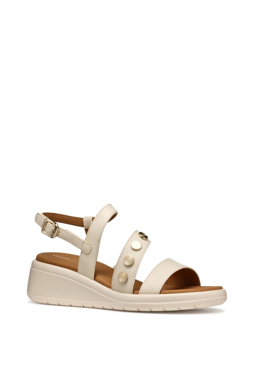 Geox Geox Women's D Meliconia Sandals in Off-White